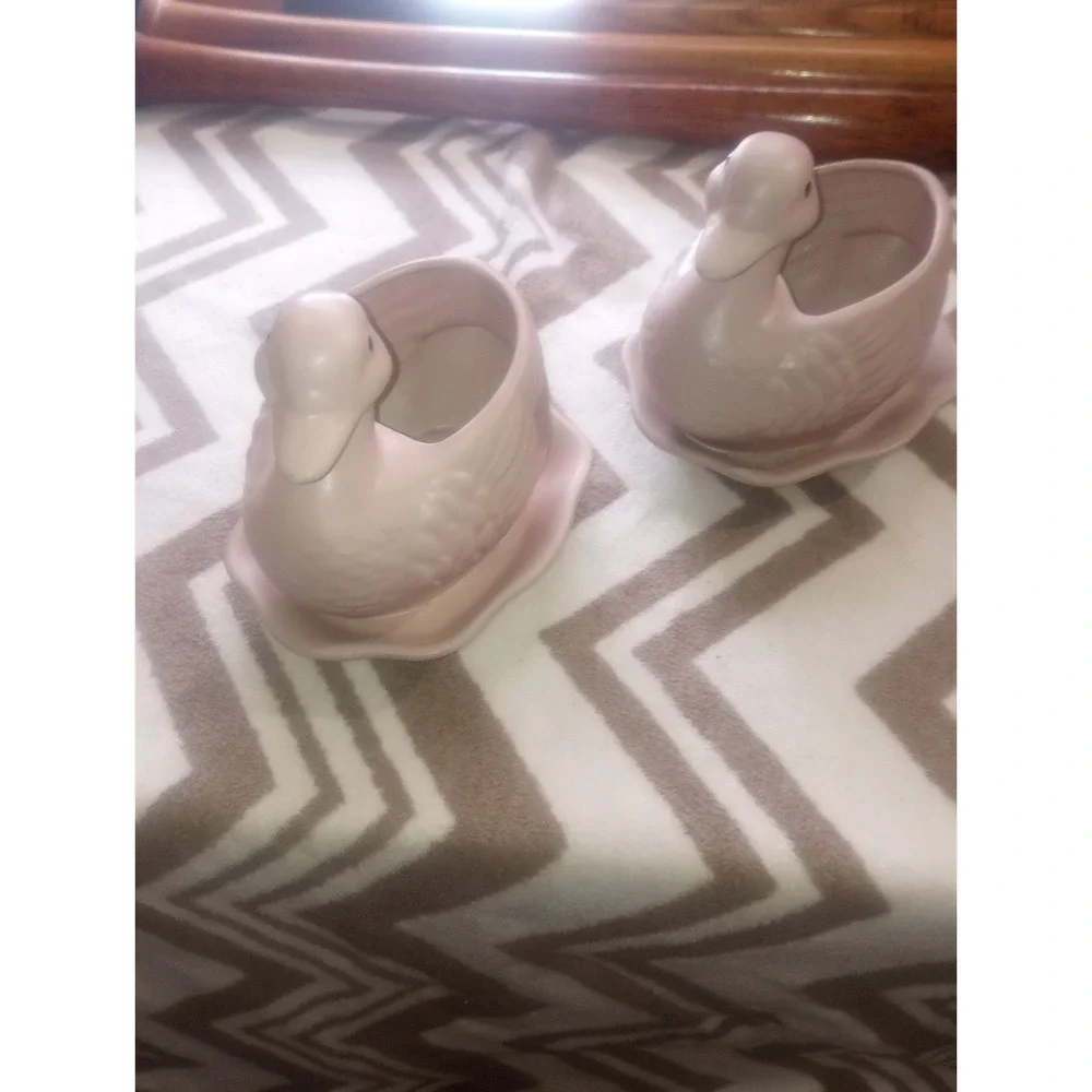 Natural Clay Duck/ Goose Plated Underplate Soft Pink 6 1/4x6.5‎ Inch (1)